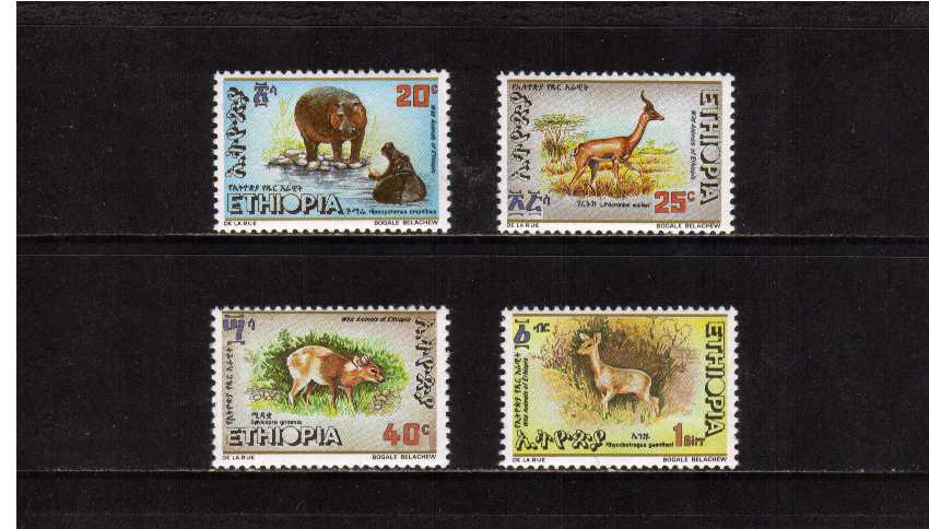 Mammals set of four superb unmounted mint