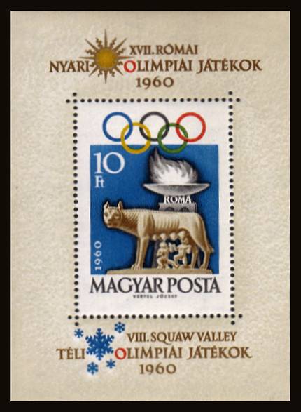 Olympic Games<br/>
A superb unmounted mint minisheet.<br/>
SG Cat 45.00