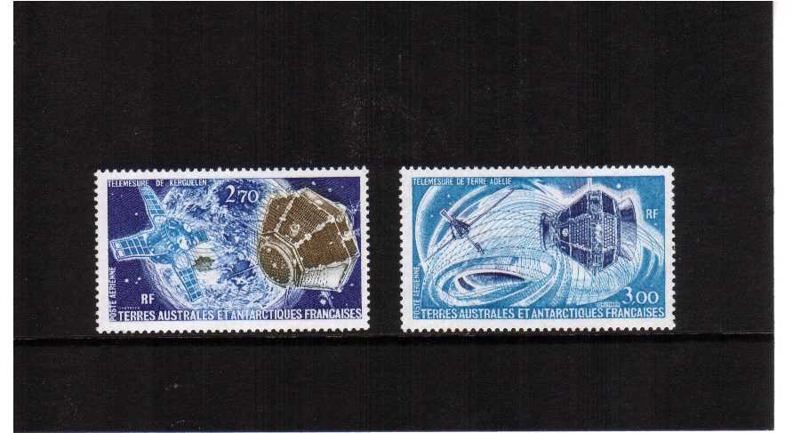 Space Satellites set of two superb unmounted mint
