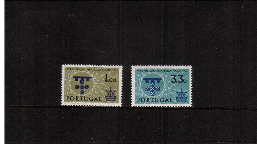 National Philatelic Exhibition<br/>A superb unmounted mint set of two. SG Cat 9.35