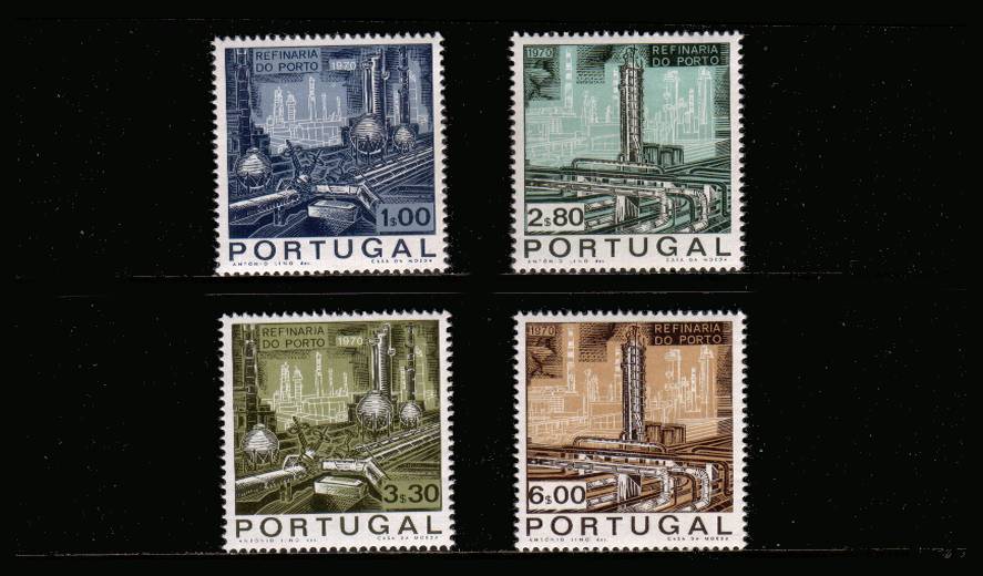 Porto Oil Refinery<br/>A superb unmounted mint set of four. SG Cat 8