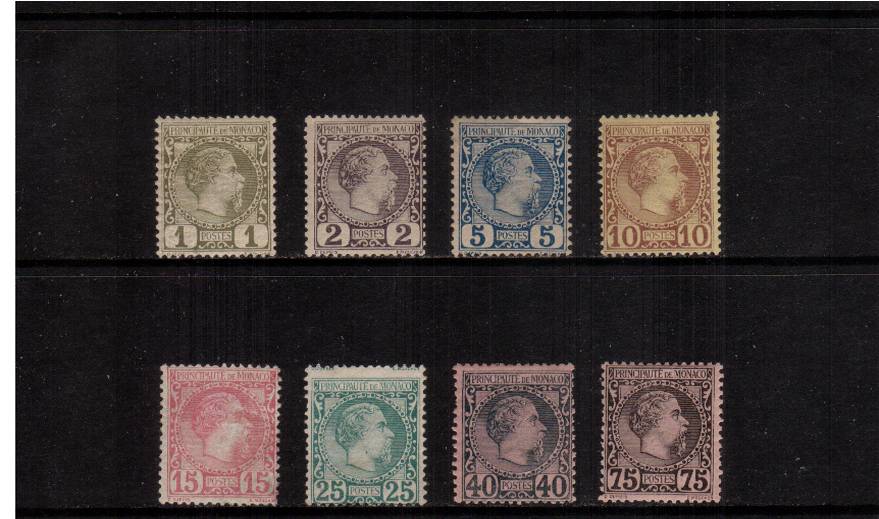 The first set to the 75c.<br/>Several values are unmounted the rest lightly mounted and the 25c with no gum.<br/>
SG Cat 2200+