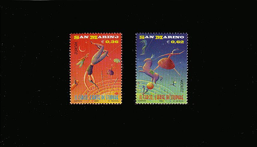 EUROPA - Circus set of two
<br/>SG Cat 25.75