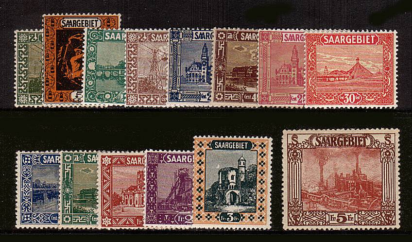 The Pictorials set of fourteen good mounted mint<br/>SG Cat 140
