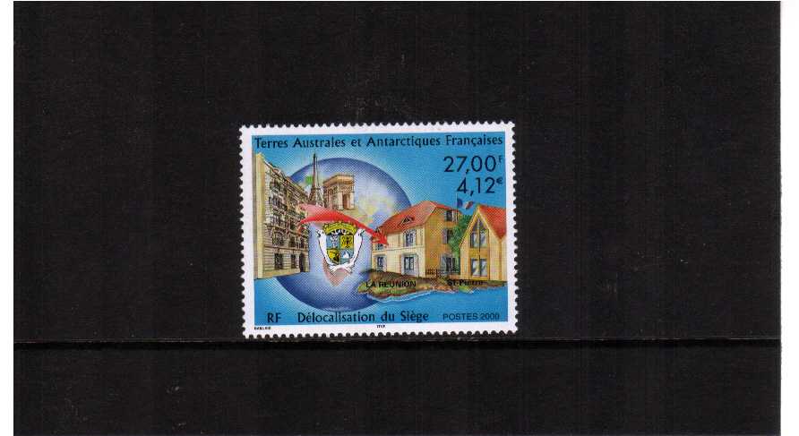 Relocation of Headquarters single superb unmounted mint