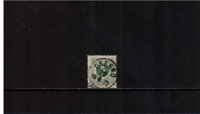 5o Emerald-Green shade - Perforation 14 - superb fine used. SG cat �15