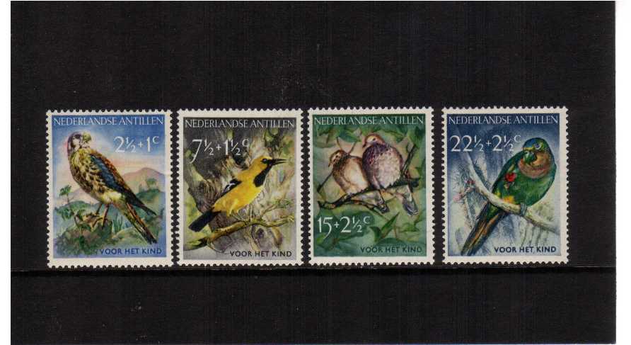 Child Welfare Birds set of four superb unmounted mint