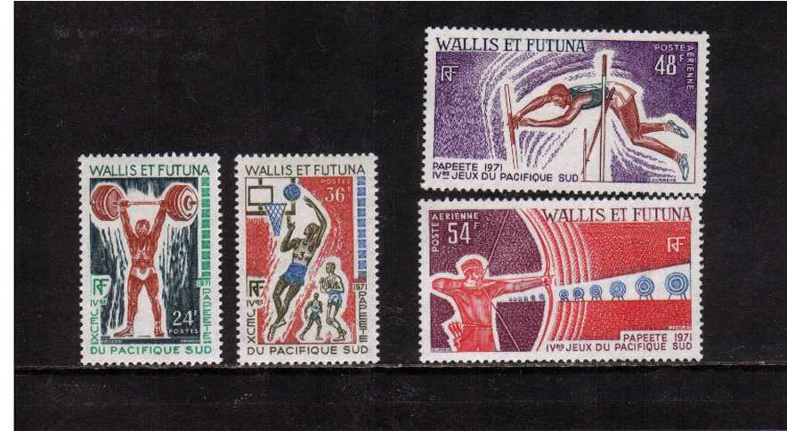 South Pacif Games set of four superb unmounted mint