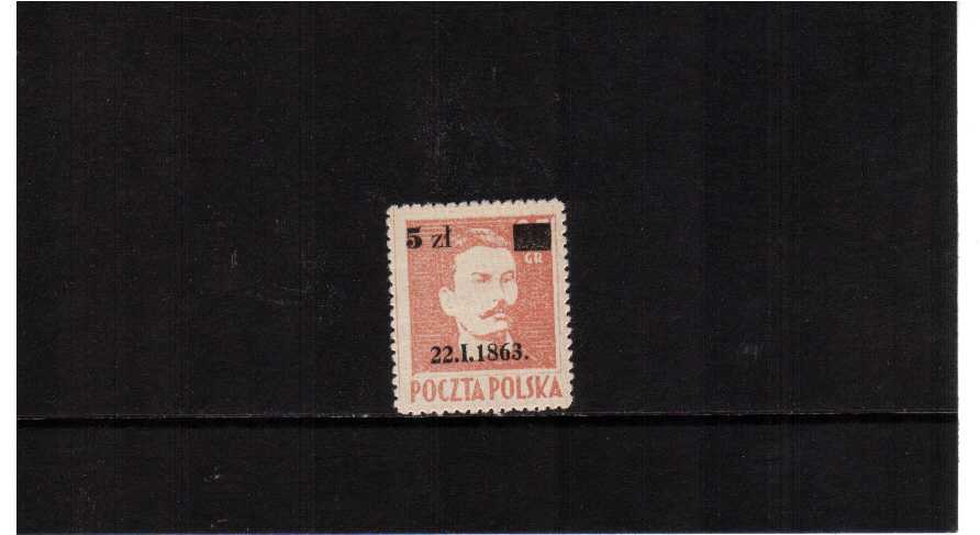 82nd Anniversary of 1863 Revolution single no gum as issued