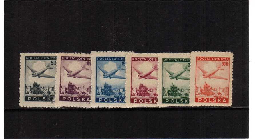 AIR set of six superb unmounted mint