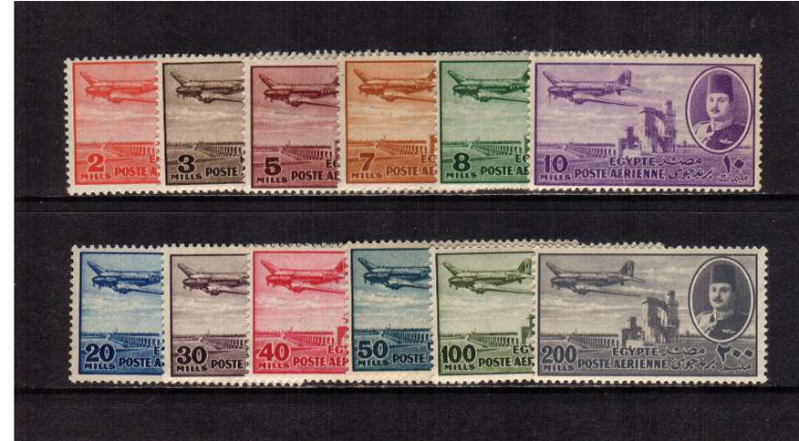 Definitive set of twelve lightly mounted mint
