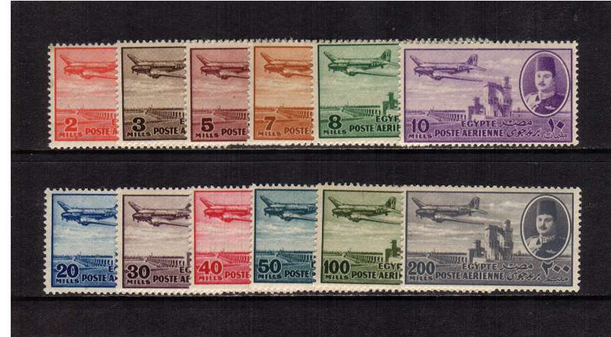 Definitive set of twelve superb unmounted mint