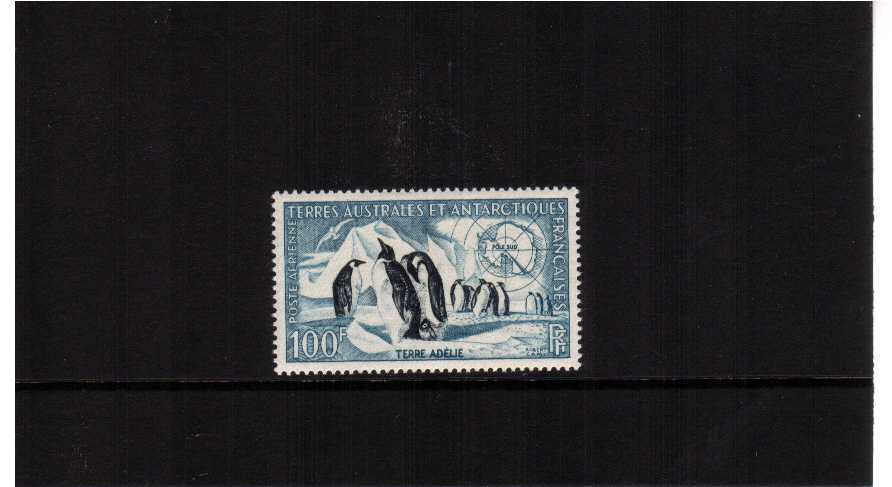 emperor penguins single superb very lightly mounted mint