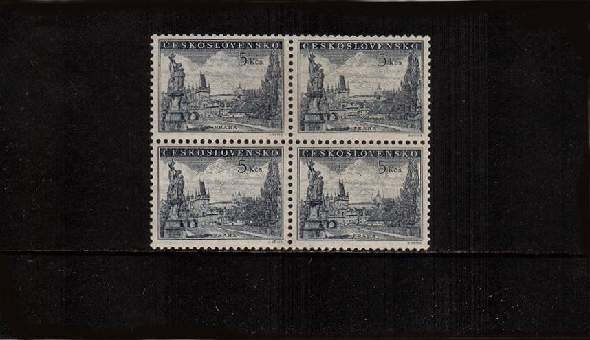 Charles Bridge - Prague<br/>
A superb unmounted mint set of four in blocks of four.<br/>
SG Cat 32.00