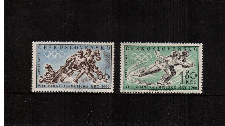 Winter Olympic Games set of two superb unmounted mint.</br>SG Cat �.25