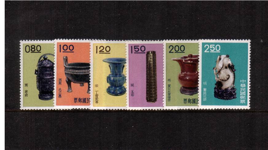 Ancient Chinese Art Treasures - 1st Series<br/>
A superb unmounted mint set of six. SG Cat 43
