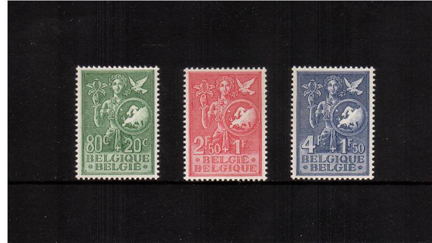 European Child Welfare Fund<br/>A superb unmounted mint set of three. SG Cat 80 
<br/><b>QAQ</b>