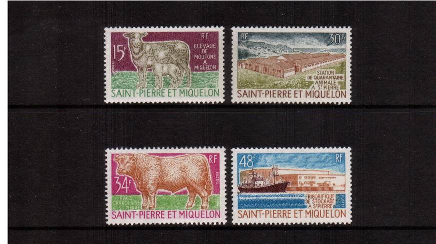 Livestock Breeding<br/>
A superb unmounted mint set of four. SG Cat 55<br/><b>QAQ</b>