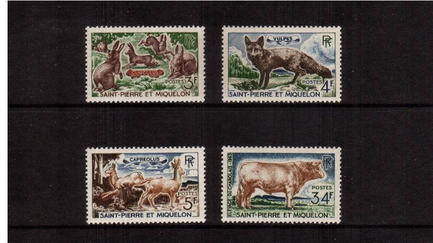 Fauna set of four superb unmounted mint.
<br/><b>QAQ</b>