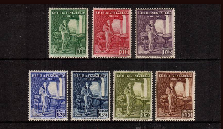 Death Centenary of Dr. Mendoza<br/>A superb unmounted mint set of seven. SG Cat 50
<br/><b>QAQ</b>