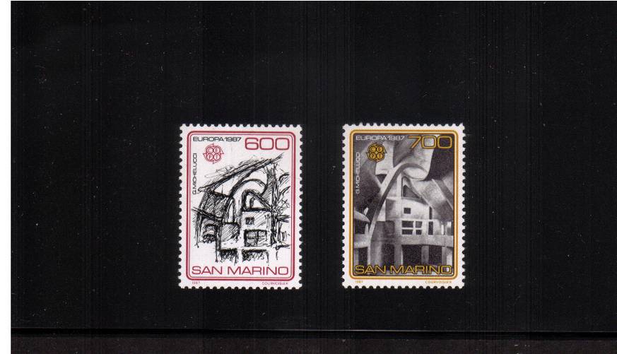 EUROPA - Architecture set of two superb unmounted mint.
<br/>SG Cat 31
