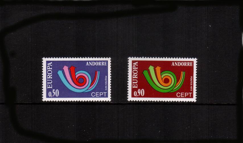 EUROPA - ''Posthorn''<br/>A superb unmounted mint set of two
<br/>SG Cat 37.00