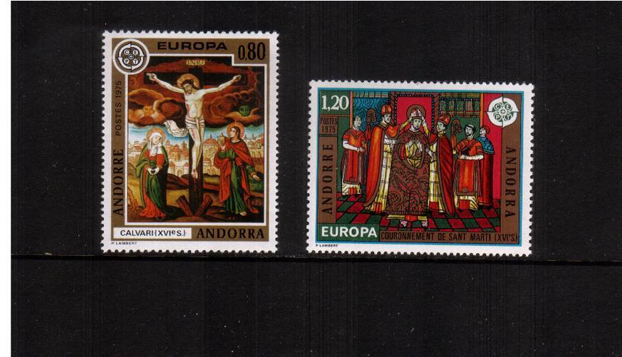 EUROPA - Paintings<br/>
A superb unmounted mint set of two
<br/>SG Cat 26.50