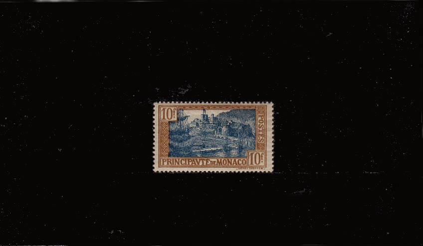 10F Blue and Brown<br/>
A superb unmounted mint single. SG Cat for mounted 32