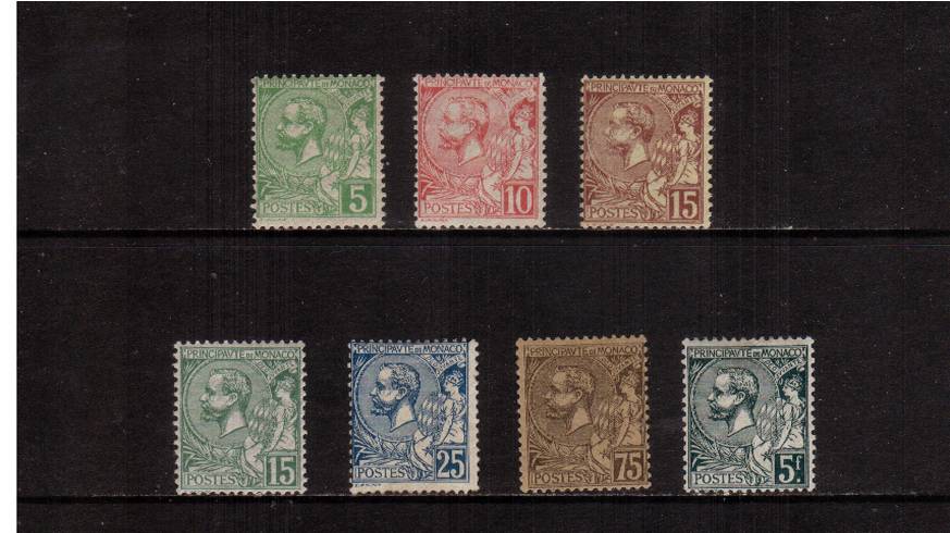 The ''Colours  Changed'' set of seven lightly mounted mint with many unmounted.<br/>Note that the 5F Mauve Cat �5 not included<br/>SG Cat for mounted �2+