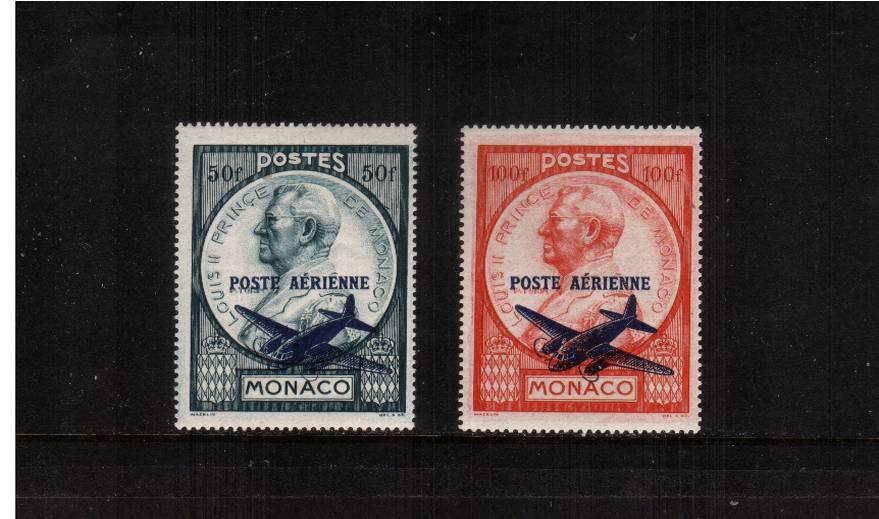 The AIRMAIL set of two very very lightly mounted mint.