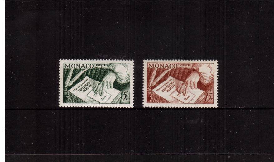 Centenary of Publication<br/>A superb unmounted mint set of two. SG Cat 8+