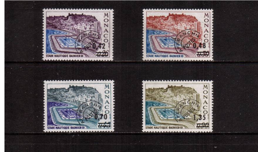 The ''Precancelled'' surcharged set.<br/>A superb unmounted mint set of four. SG Cat 24