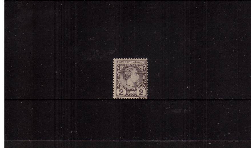 2c Slate-Purple<br/>
A superb unmounted mint single. SG Cat for mounted 85