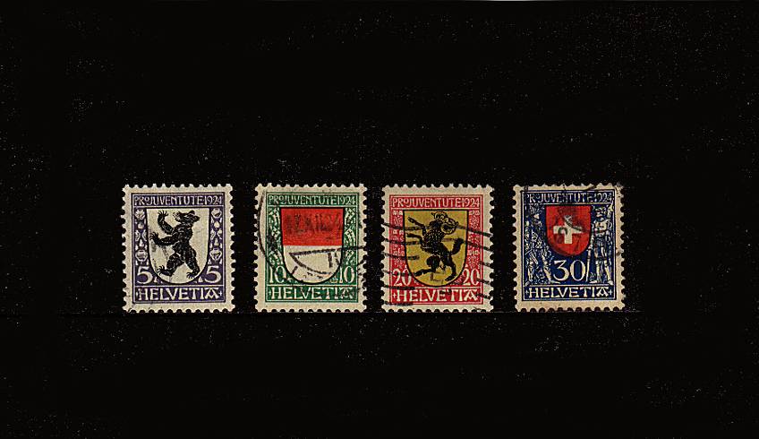 ''ProJuventute'' set of four superb fine used. SG Cat 28