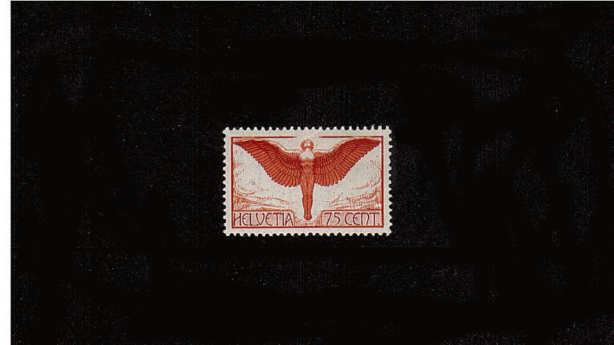75c Red-Orange and Claret - Chalky - Grilled Gum<br/>
A lovely fine and fresh perfectly centered stamp. SG Cat 34