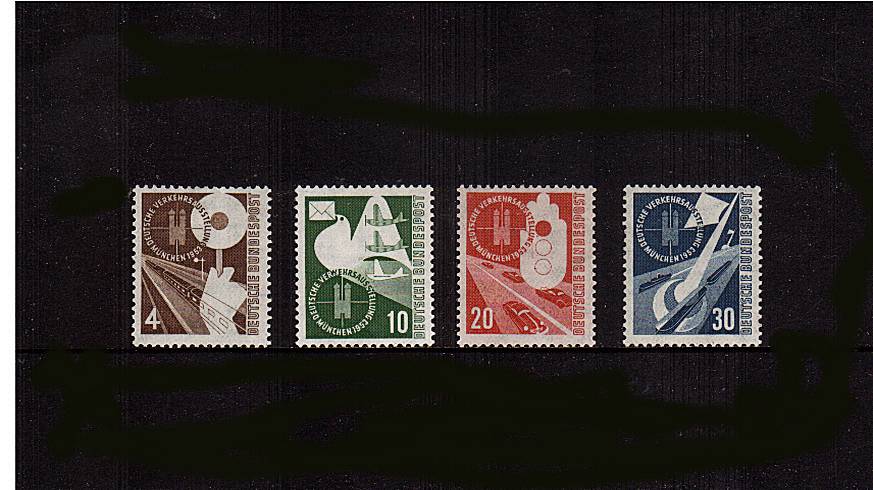 Transport Exhibition - Munich
<br/>A superb unmounted mint set of four.<br/>SG Cat 110<br/><b>QAL</b>