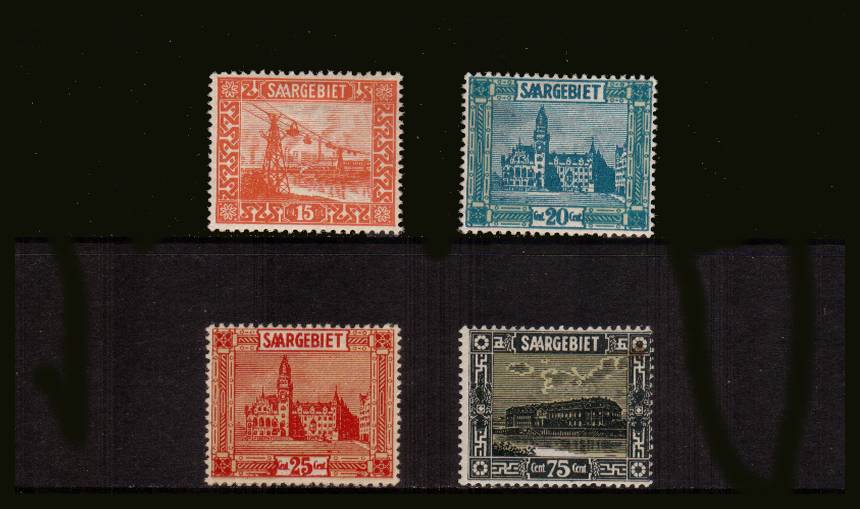 The pictorial set of four good mounted mint.<br/>SG Cat £60