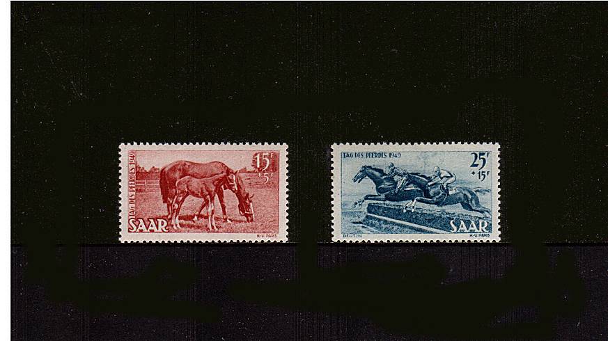 Horse Day<br/>
Set of two superb unmounted mint.<br/>
SG Cat 46.00