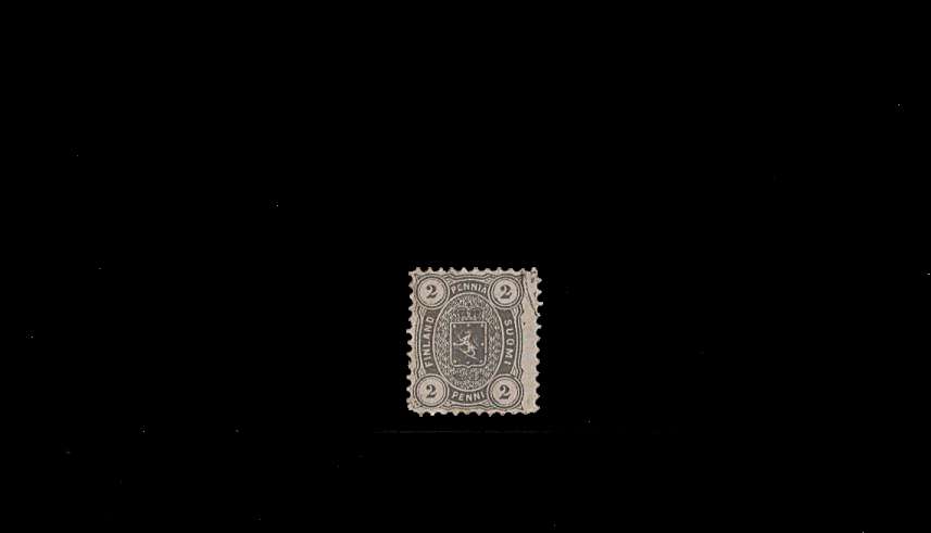 2p Pale Grey- Perforation 11<br/>
A good used single<br/>
SG Cat 75
<br/><b>QBQ</b>