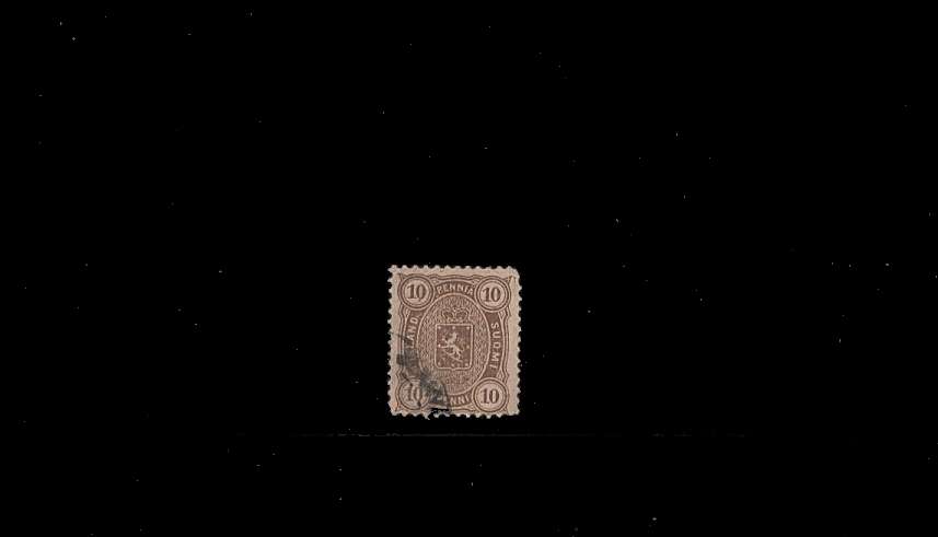 10p Grey-Brown - Perforation 12½<br/>
A good used spacefiller single<br/>
SG Cat 170
<br/><b>QBQ</b>