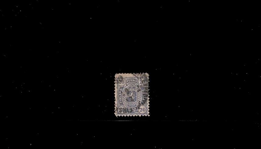 20p Ultramarine - Perforation 12½<br/>
A good used spacefller single<br/>
SG Cat 19
<br/><b>QBQ</b>