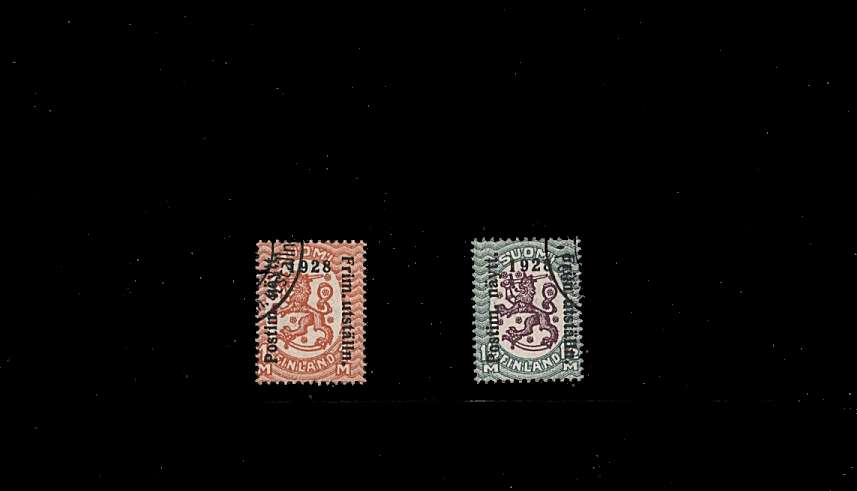 Philatelic Exhibition set of two - Watermark facing left.<br/>
A superb fine used set of two<br/>
SG Cat £40