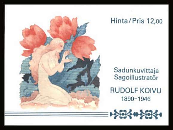Birth Centenary of Rudolph Koivu
<br/>
complete booklet containing pane SG 1231a
