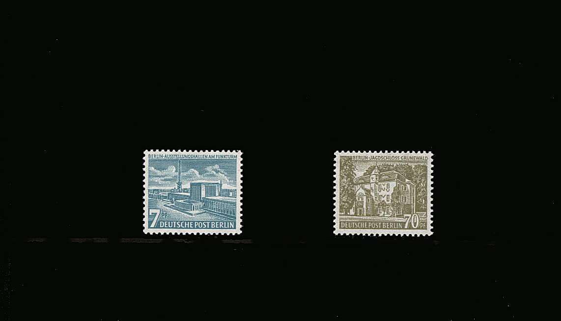 The Berlin Views set of two superb unmounted mint.<br/>SG Cat £170
<br><b>QQM</b>