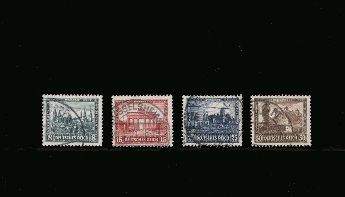 International Philatelic Exhibition - Berlin<br/>A superb fine used set of four each cancelled with a light CDS cancel.<br/>SG Cat £720
<br><b>QQM</b>