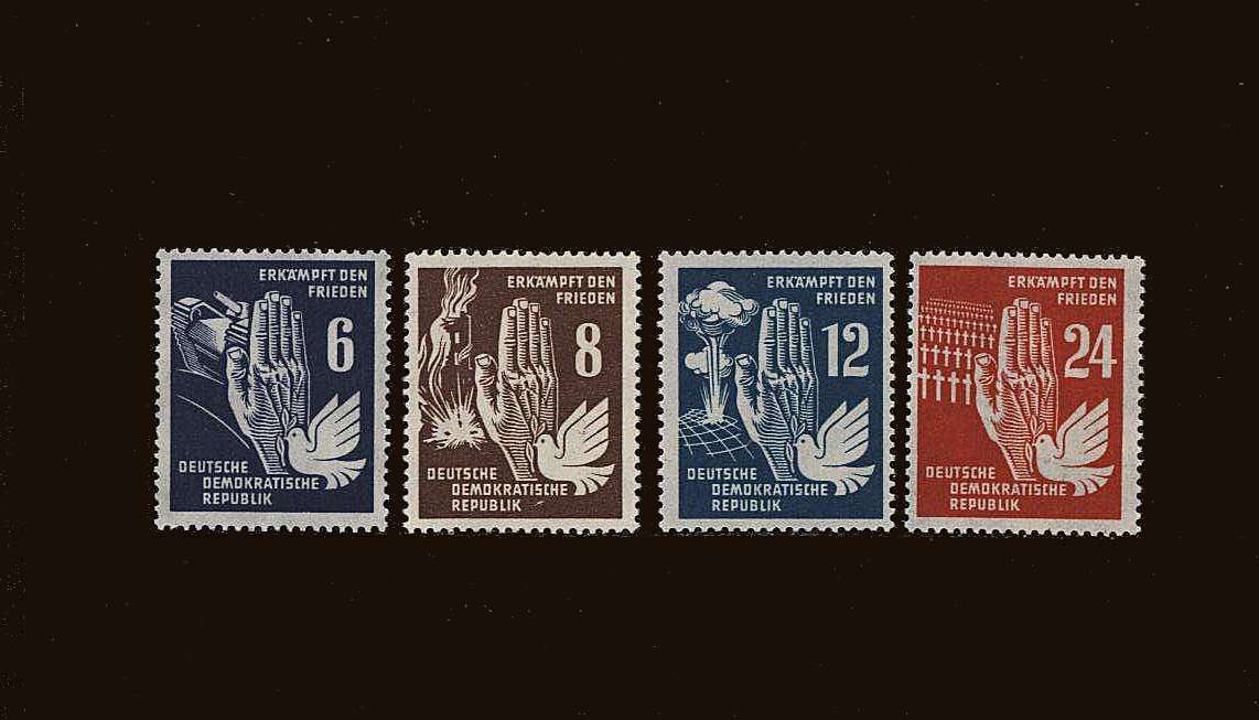 Peace Propaganda<br/>
A superb unmounted mint set of four<br/>SG Cat £25<br/><b>QAL</b>