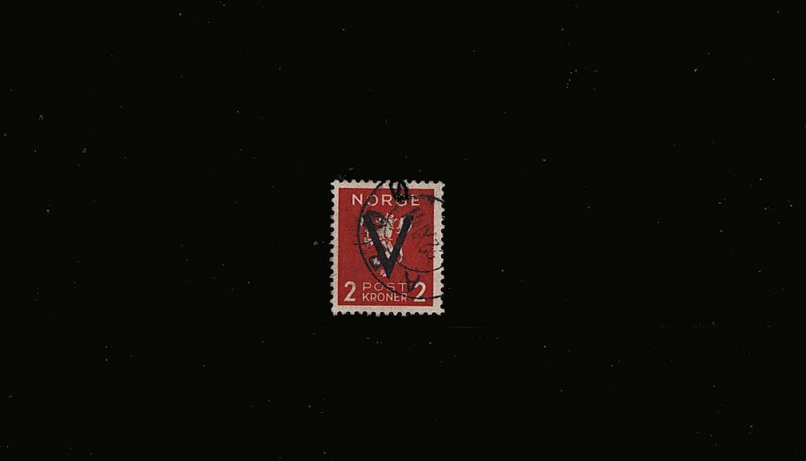 2K Scarlet  Unwatermarked Definitive<br/>
A superb fine used single<br/>
SG Cat £65
