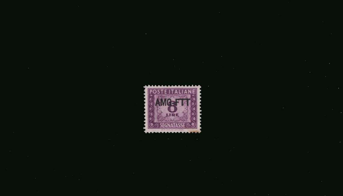 8L Mauve POSTAGE DUE single<br/>A superb unmounted mint single with light toned area in SE corner. <br/>SG Cat 75.00