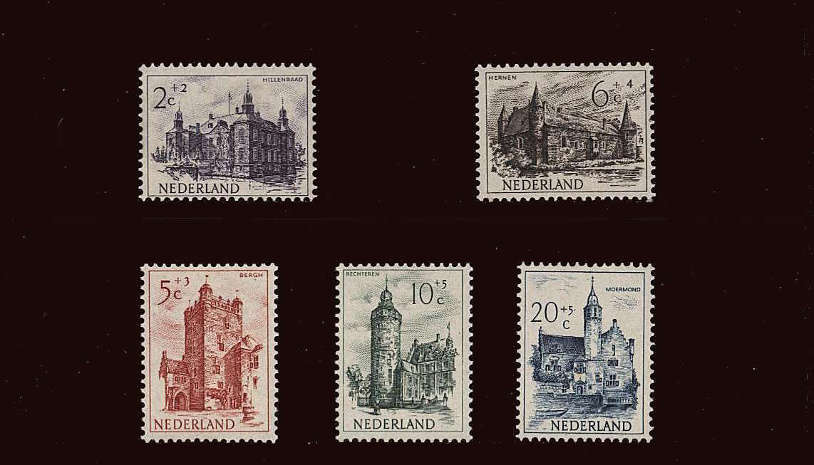 Cultural and Social Relief fund.<br/>
A fine lightly mountd mint set of five.<br/>
SG Cat £50