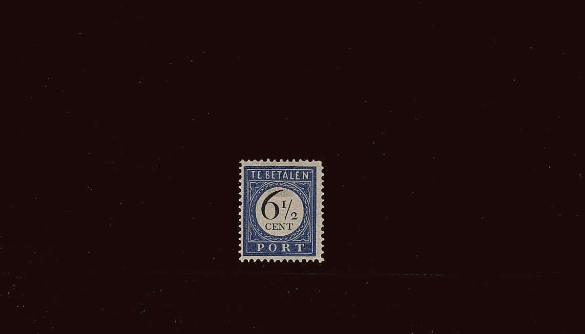 6½c Deep Blue and Black Postage Due<br/>A lightly mounted mint single.<br/>SG Cat £50
